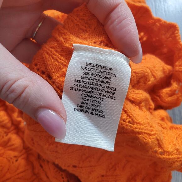 Alice Olivia Dress XL Orange Y2K Halter Bodycon Midi Party Cocktail Beach - Picture 8 of 9